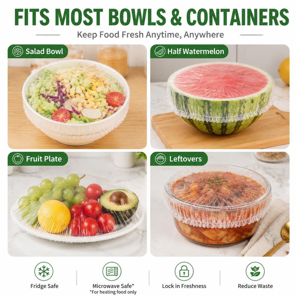 🏡 Stretch & Seal Food Covers – A Kitchen Must-Have!
