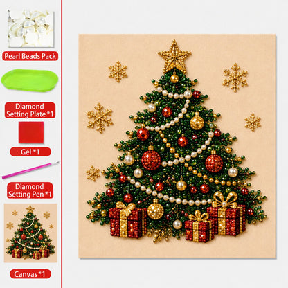 🎄✨ DIY 3D Christmas Pearl Art Kit – Sparkling Holiday Decor