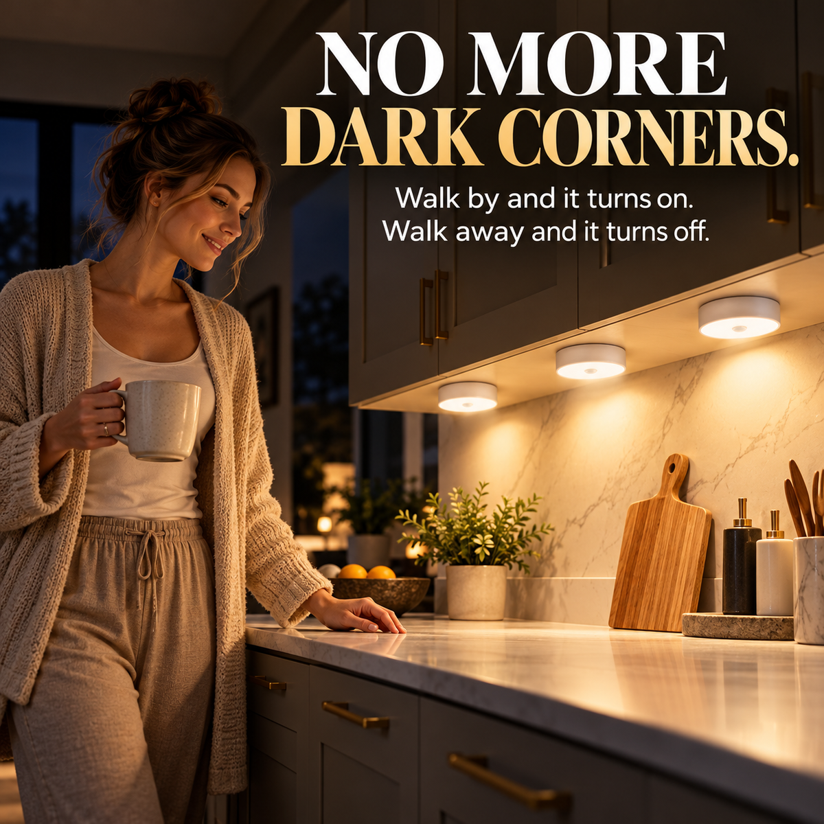 🚶 Lights On When You Arrive, Off When You Leave! 💡 Motion Sensor Lights
