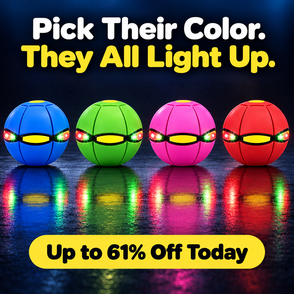 🌈 61% OFF! 🎁 Magic Flying Ball – The Ultimate Screen-Free Gift for Kids!